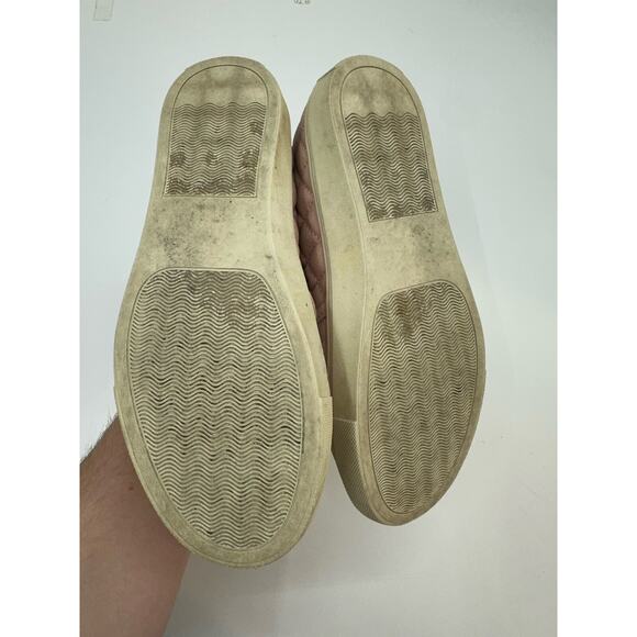 Steve Madden Womens Shoes Size 7.5 Pink Quilted Slip On Sneaker Faux Leather - Picture 7 of 10